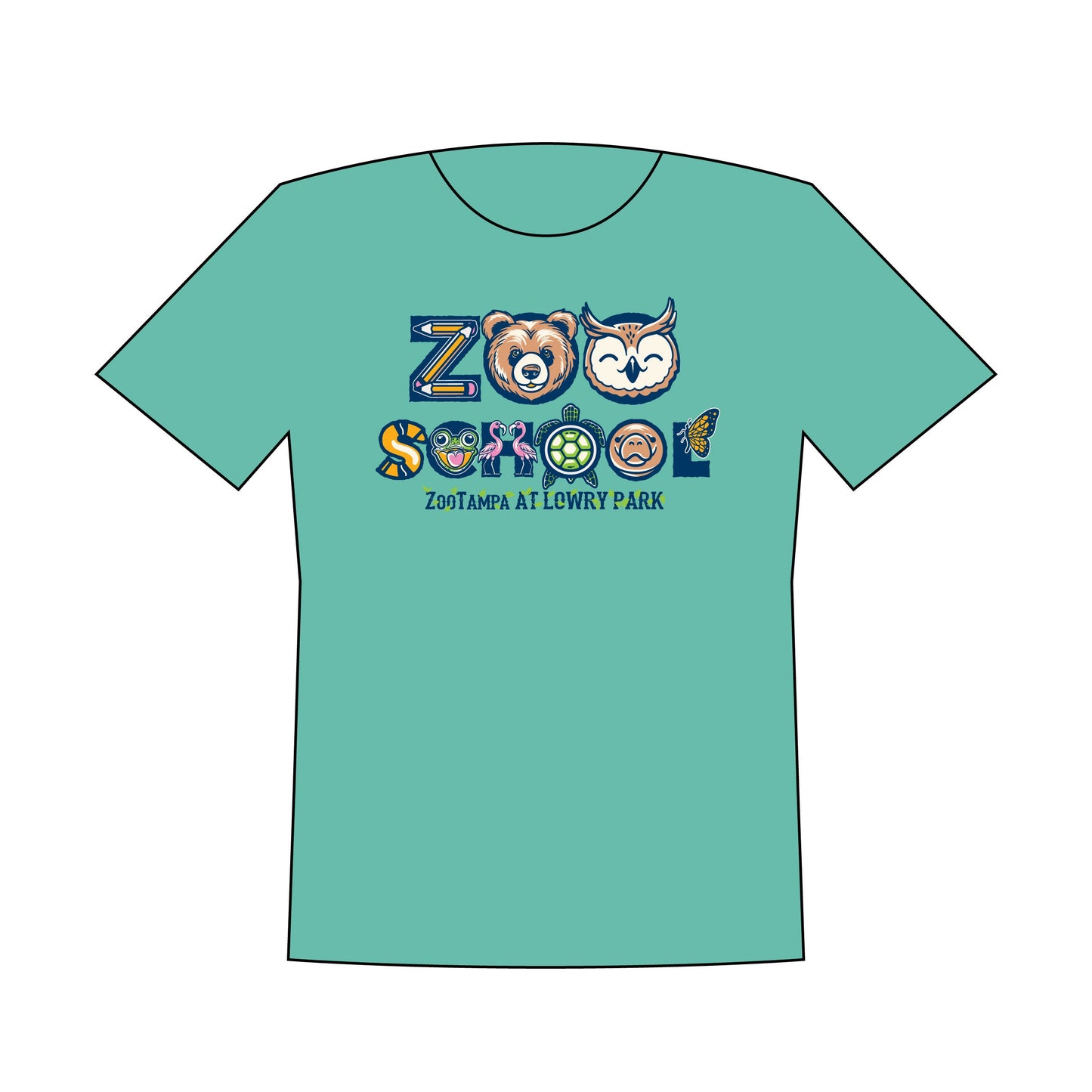 Adult Zoo School Tee