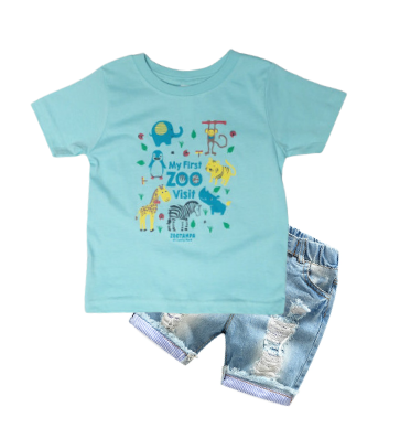 1st Visit Toddler T-Shirt Pink & Blue