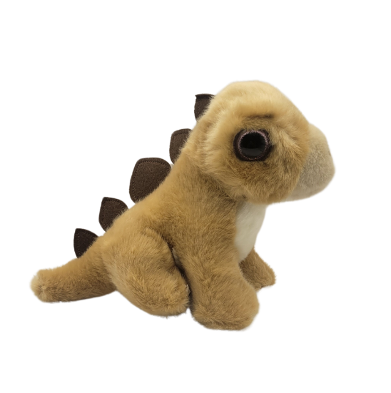 7" Tan Stegosaurs Plush