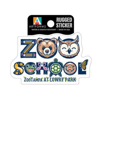 Zoo School Sticker