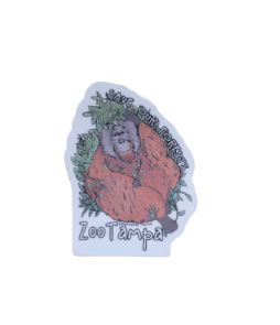 "Save our Forest" Orangutan sticker