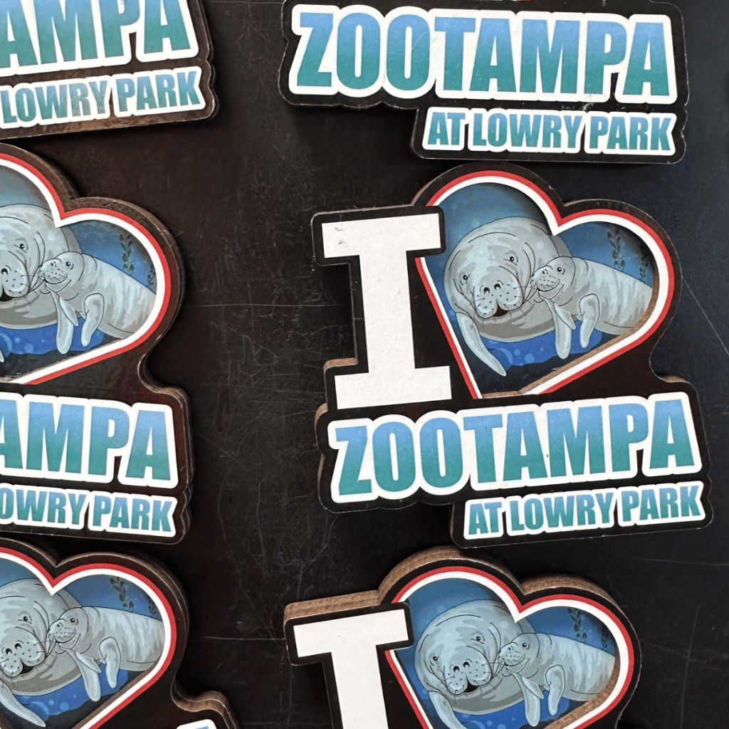 I Love Manatees ZooTampa Magnet