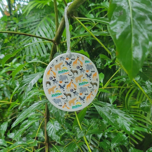 Halloween Animal Collage Ornament