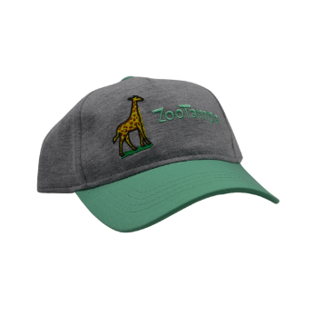 Kids Giraffe Baseball Hat- Green