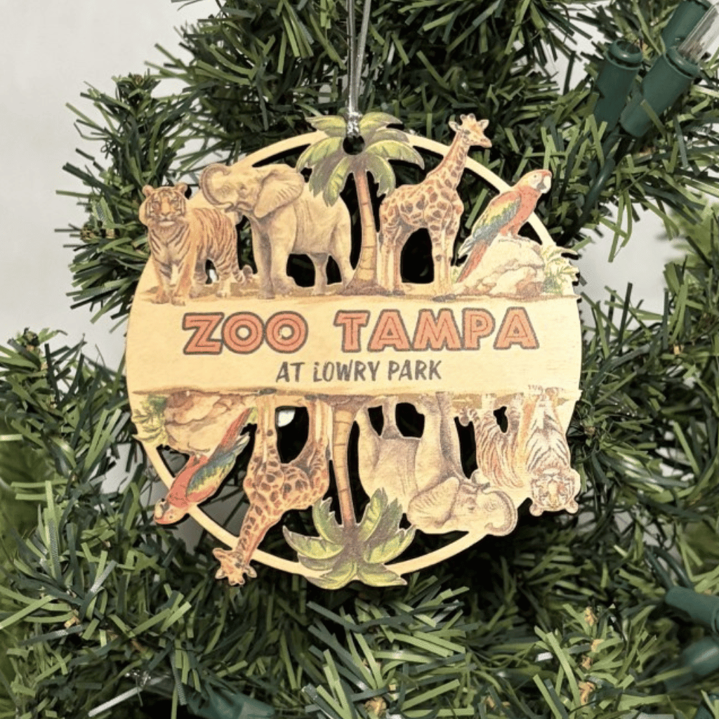 ZooTampa Animal Lazer Cut Wood Ornament