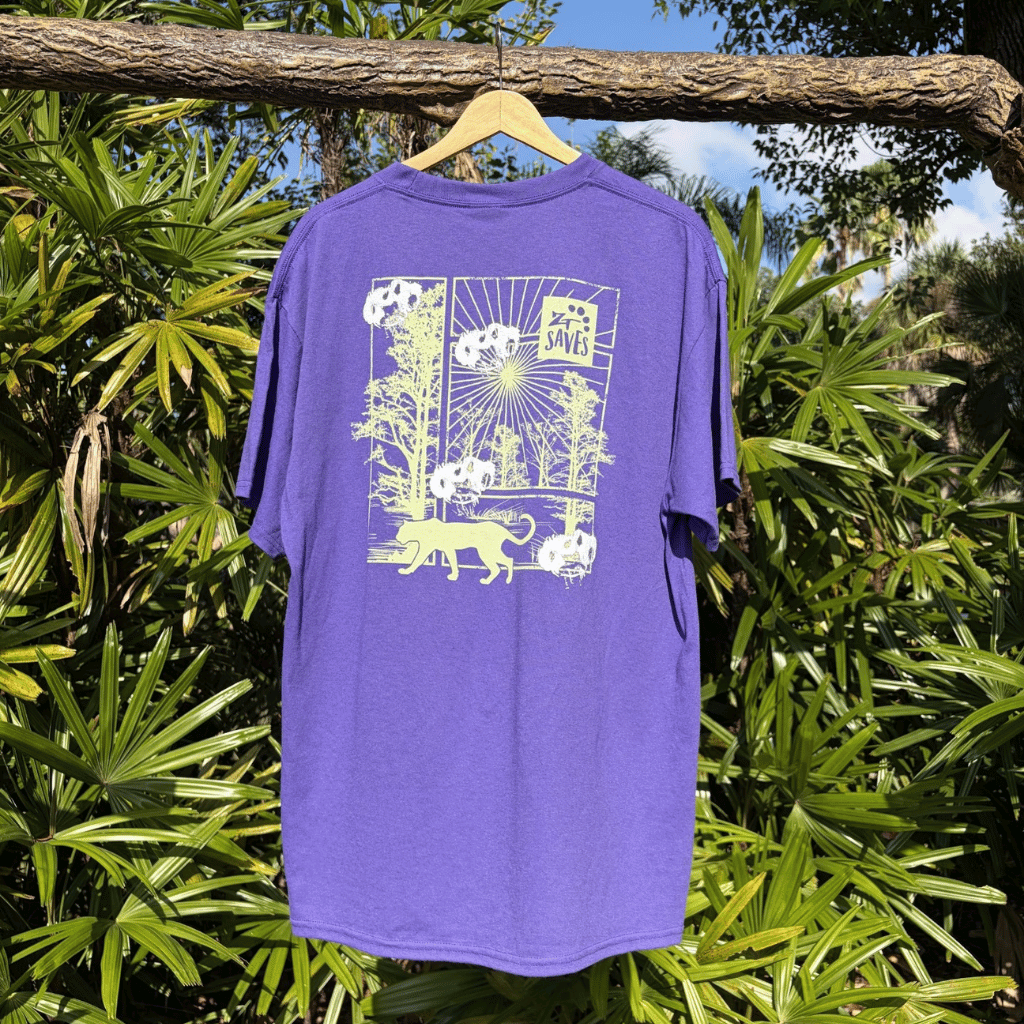 Adult Tee Panther Paw Print