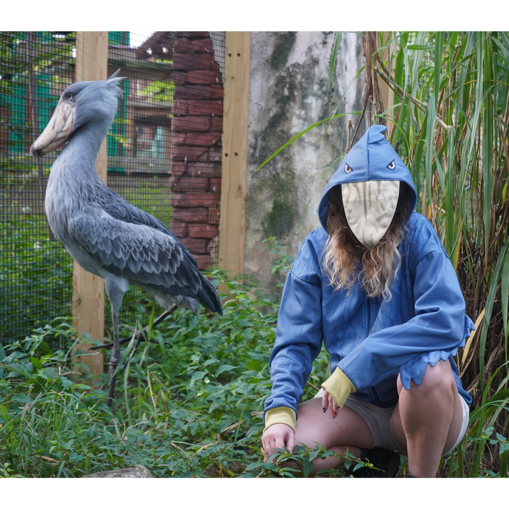 Shoebill Costume Hoodie