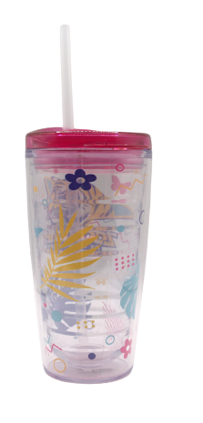 Retro Tiger Cup -Pink