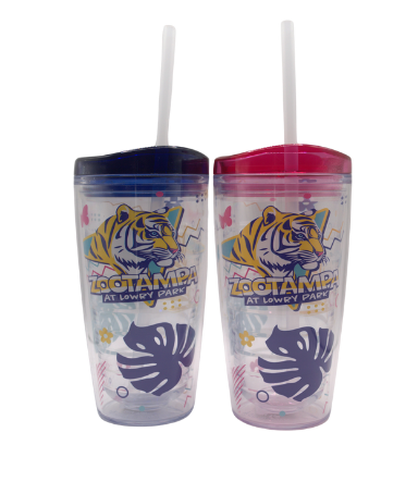 Retro Tiger Cup -Pink