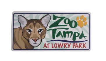 Florida Panther Plate Magnet