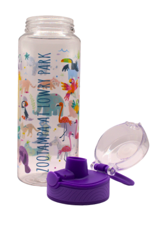 ZooTampa Doodle Bottle -Purple