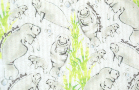 Manatee Reusable Dishcloth