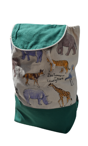 African Animal Backpack