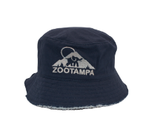 Elephant Bucket Hat- Toddler Blue