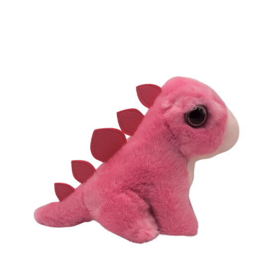 7" Pink Stegosaurs Plush