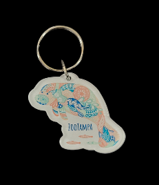 Manatee Key Chain