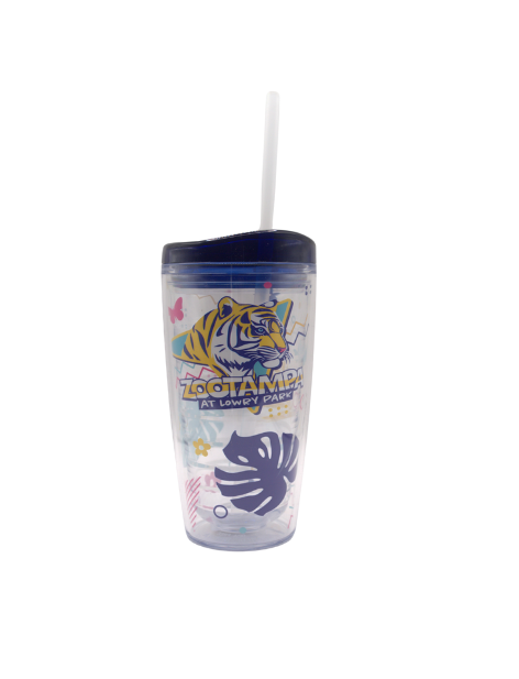 Retro Tiger cup -Blue