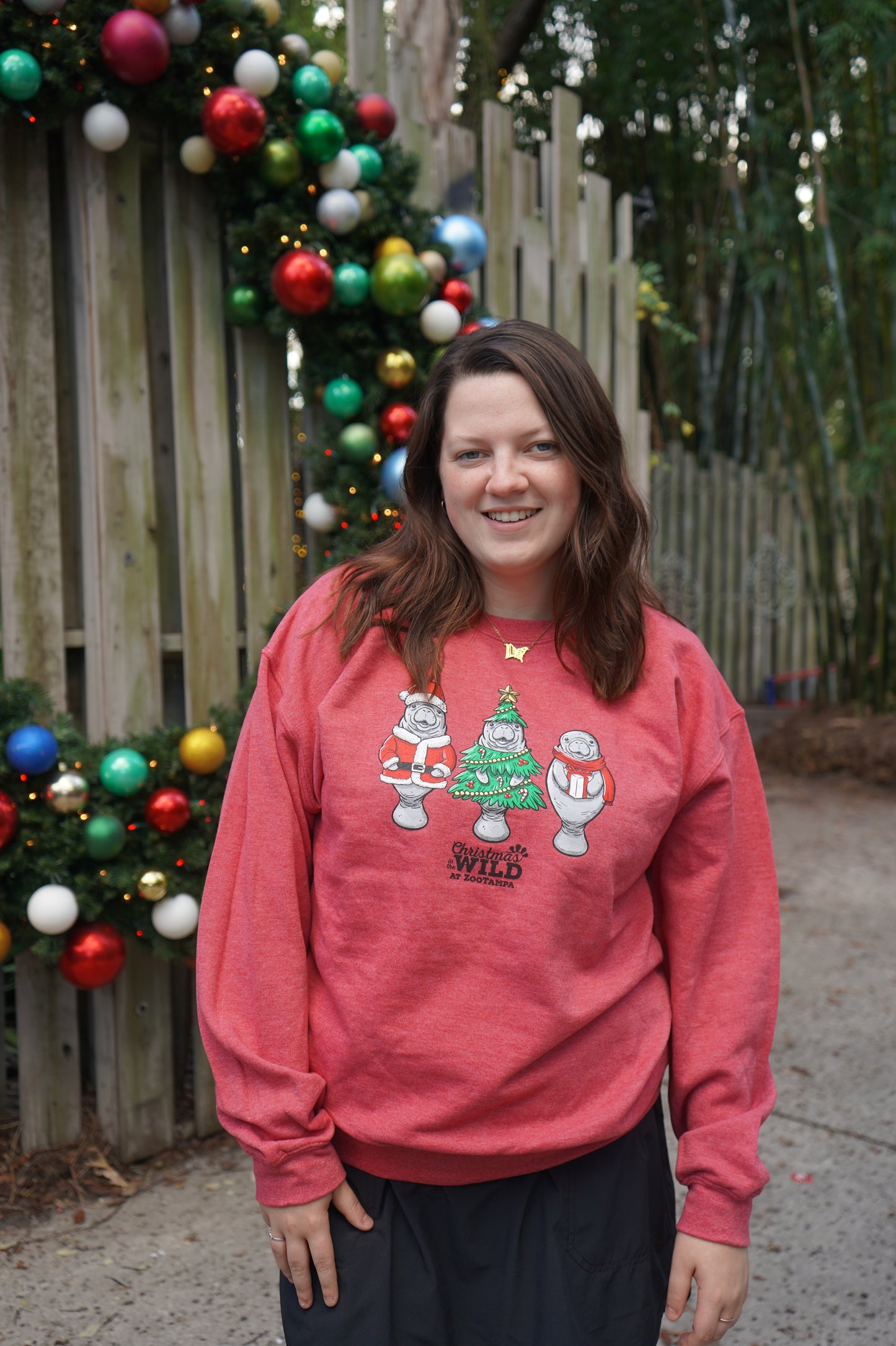 Christmas Manatee Sweatshirt