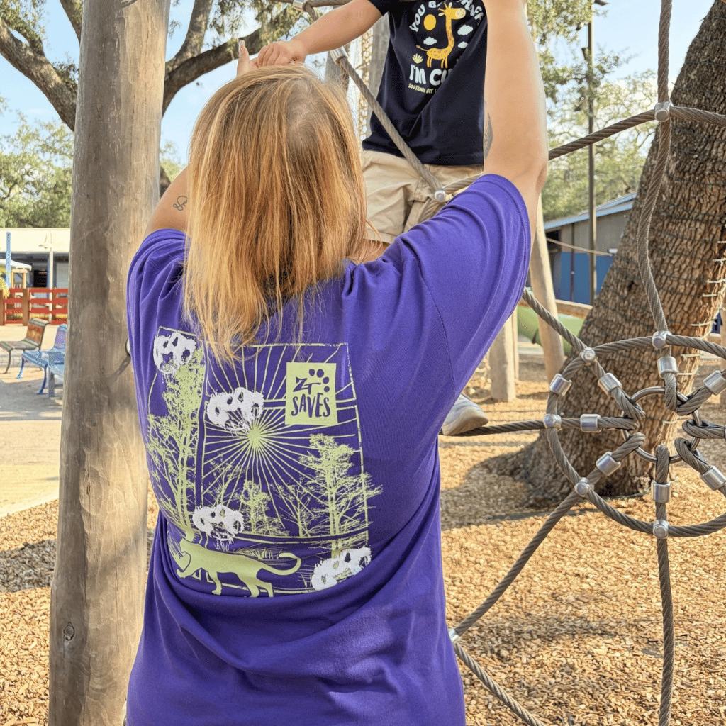 Adult Tee Panther Paw Print
