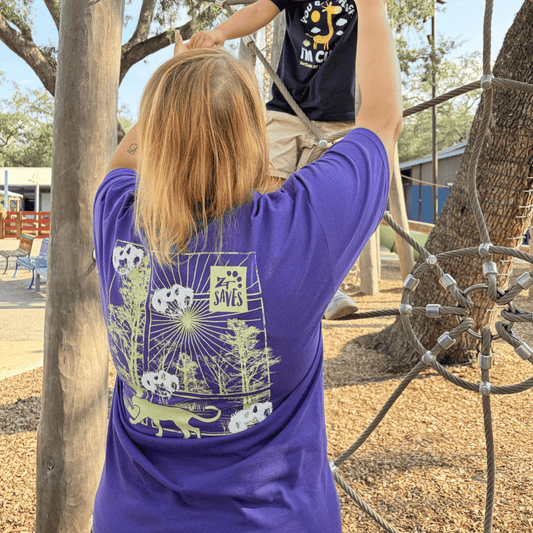 Adult Tee Panther Paw Print