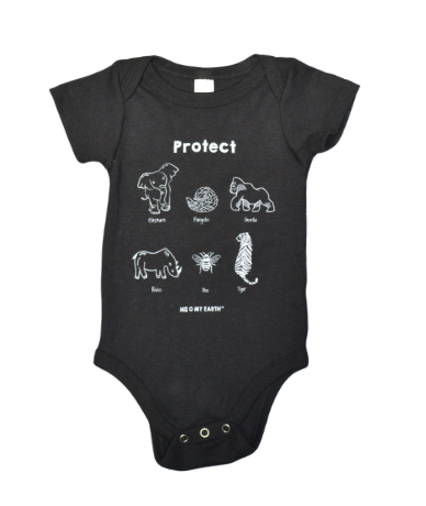 Protect Endangered Species Onesie (0-3M)