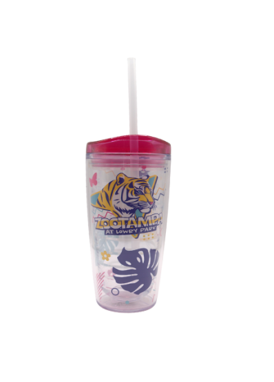 Retro Tiger Cup -Pink