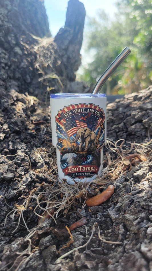 Red, White and Zoo Mini Shot Tumbler