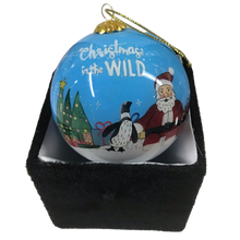 Load image into Gallery viewer, &quot;Christmas in the Wild&quot; at ZooTampa Painted Bauble Ornament
