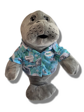 Load image into Gallery viewer, Manny-T the Manatee - ZooTampa Mascot 12&quot; Plush
