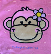Load image into Gallery viewer, Pink Monkey Baby Bodysuit
