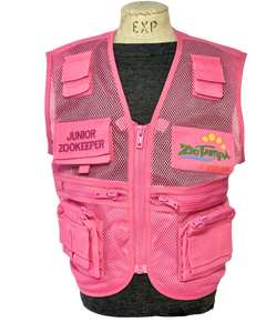 Junior Zookeeper Vest - Pink