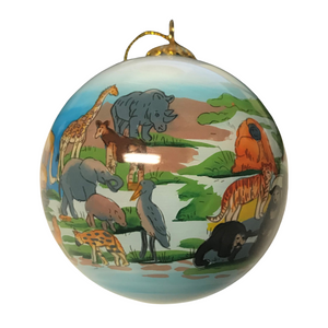 ZooTampa Painted Bauble Ornament