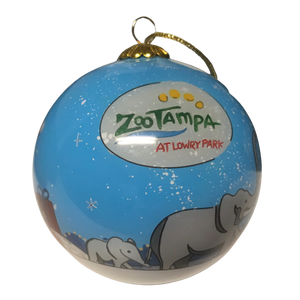 "Christmas in the Wild" at ZooTampa Painted Bauble Ornament