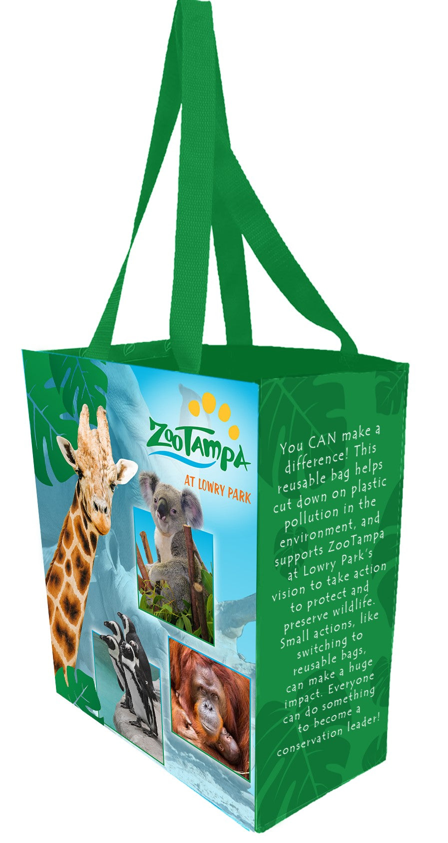 ZooTampa Animals Reusable Tote Bag