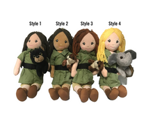Load image into Gallery viewer, ZooKeeper Doll With Mystery Plush Animal
