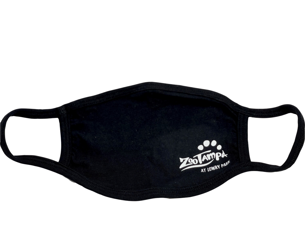 Mask - Black ZooTampa Logo