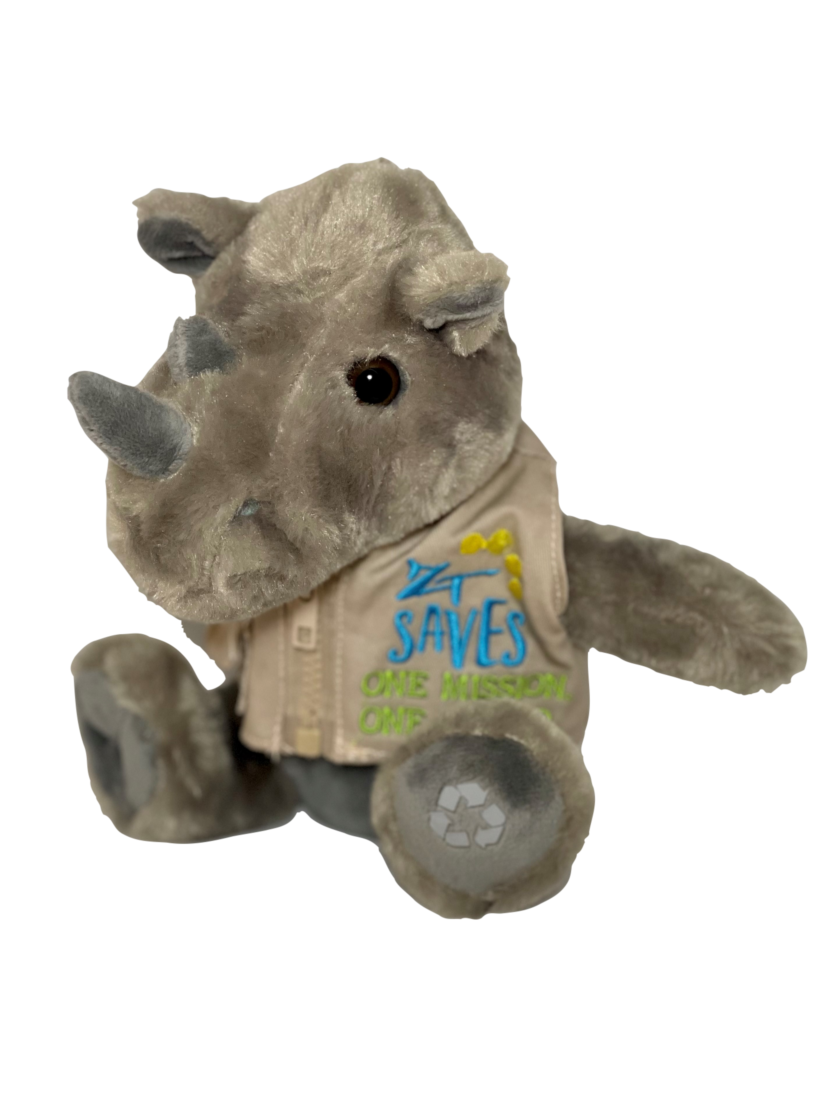ZT Saves Rhino Plush ZooTampa